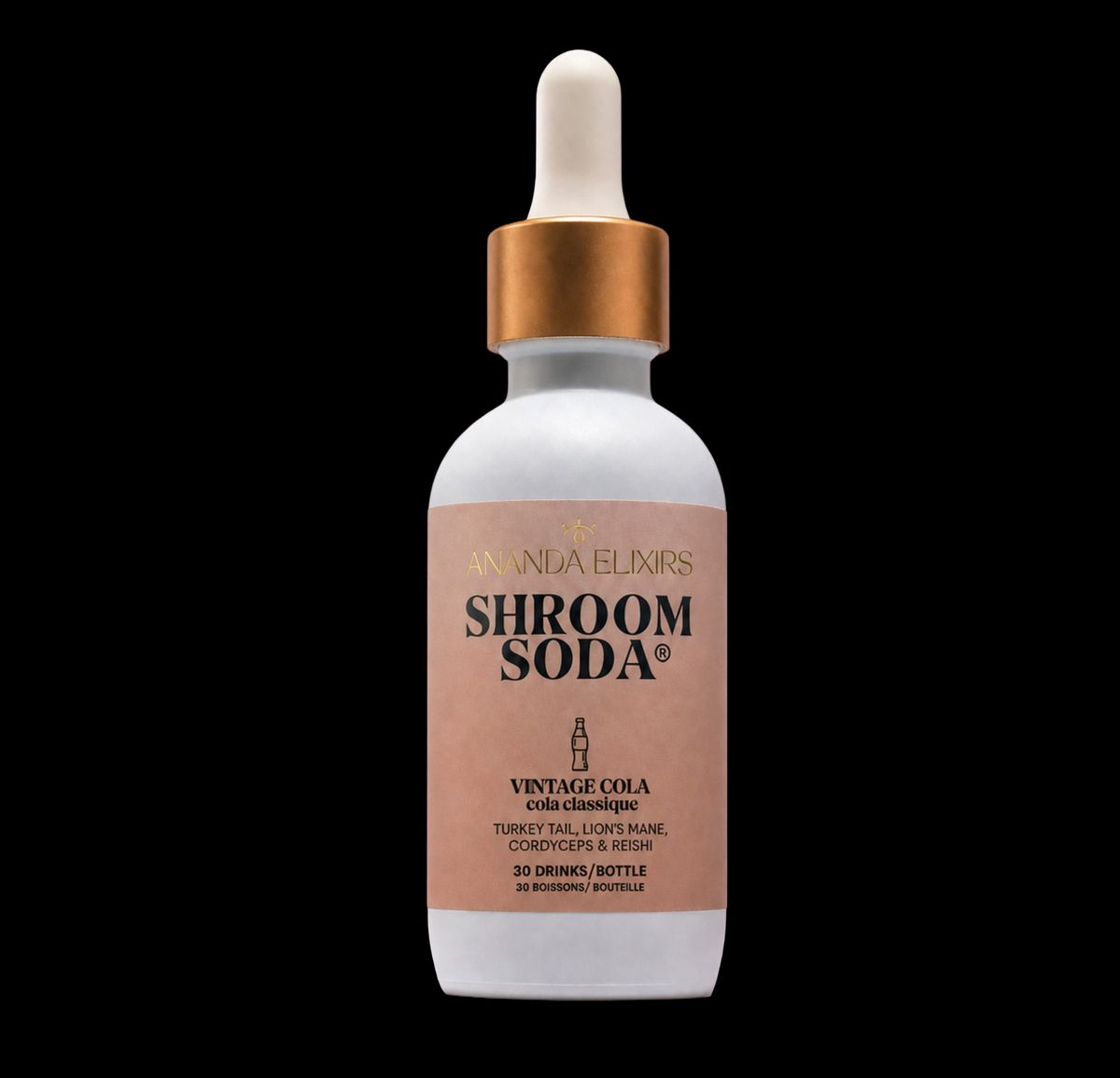 Shroom Soda Vintage Cola bottle