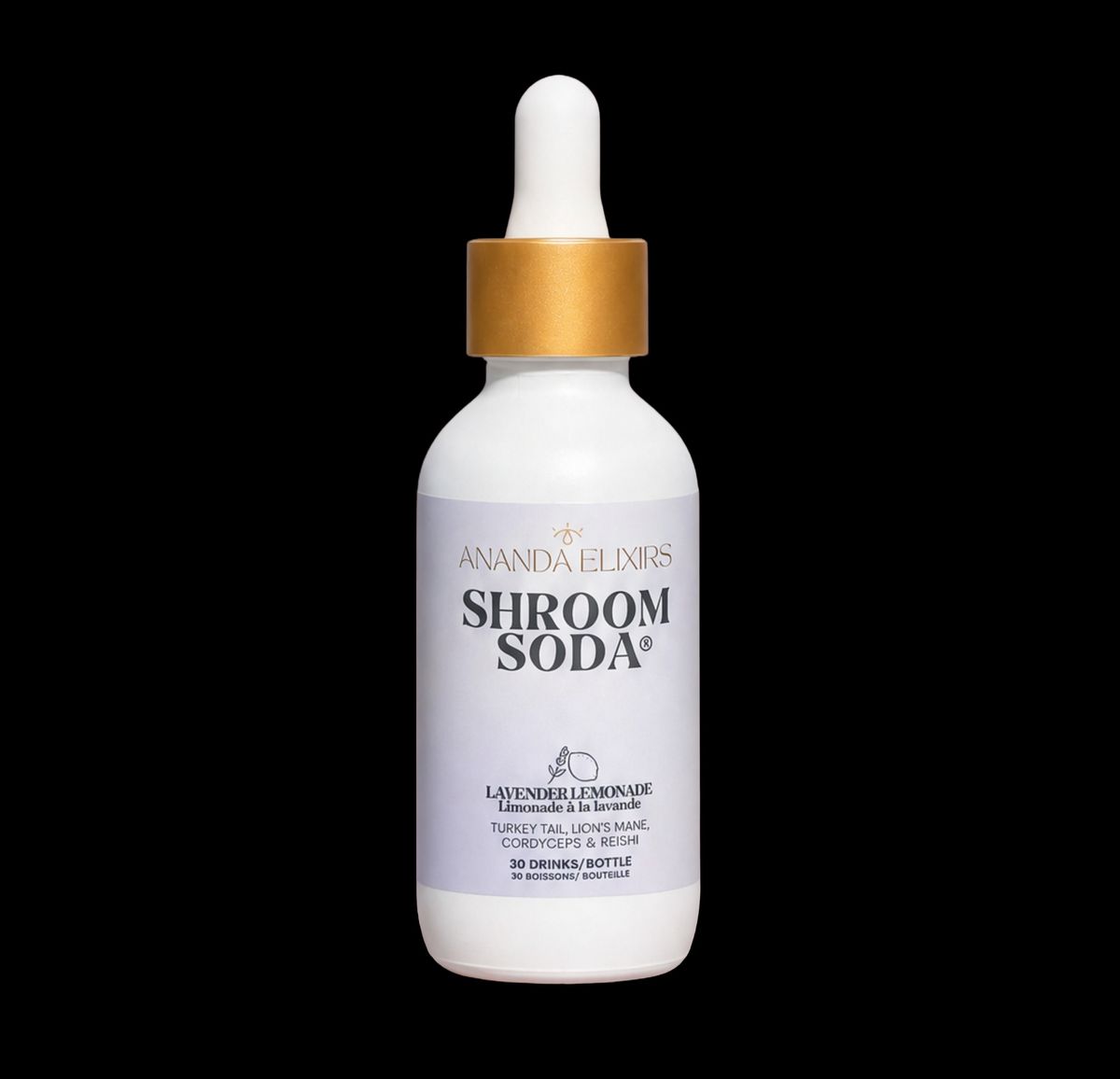 Shroom Soda Lavender Lemonade bottle