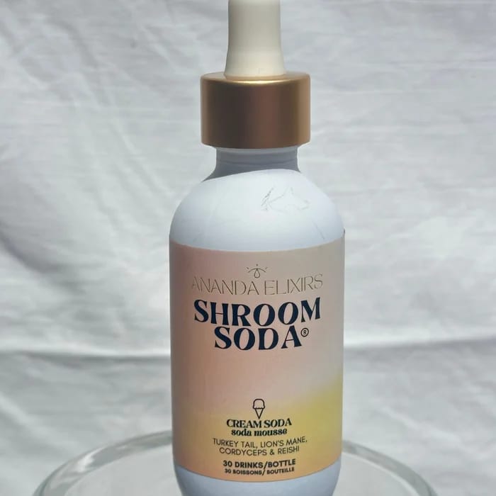 Cream Soda Shroom Soda® bottle