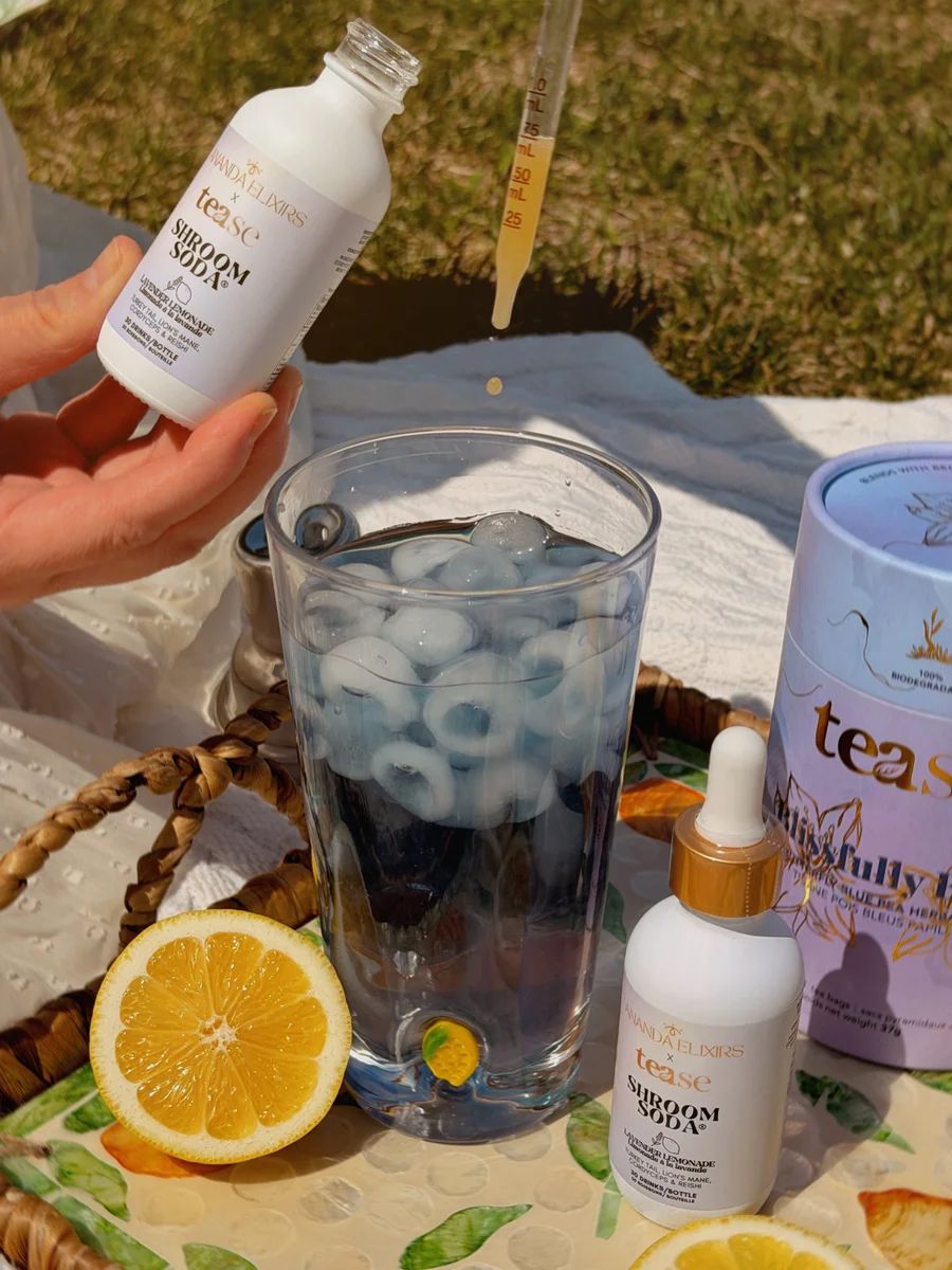 Shroom Soda with iced tea