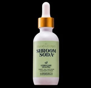 Lemon Lime Shroom Soda bottle